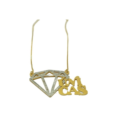 Colar Únicas Folheado Ouro 18k