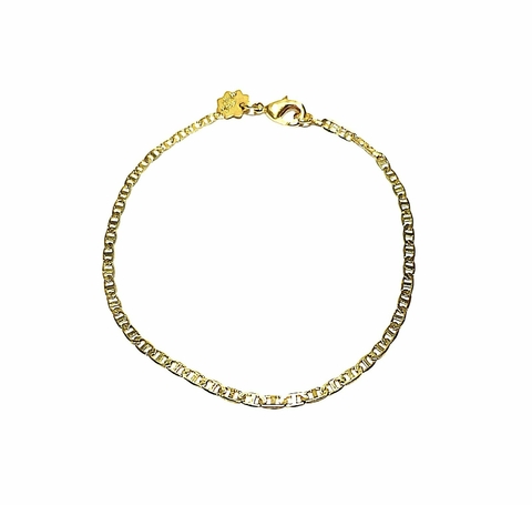 pulseira folheada a ouro 18k piastrine
