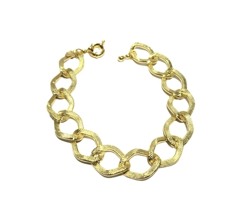 Pulseira Elos Ovais Folheada a Ouro 18k