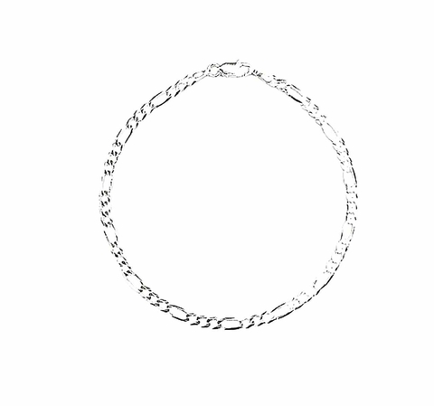 Pulseira em prata 3x1 / 3mm