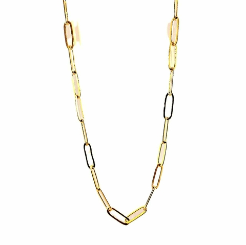 Colar folheado a ouro 18k cartier 5mm