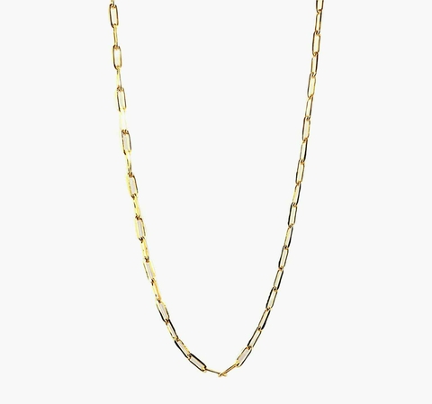Colar folheado a ouro 18k cartier 3mm