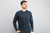 Tricot Dc Ml Jacquard Grafic 13 2501 001 Azul Mar - comprar online