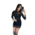 Vestido Curto em Tule com Top e Shorts Forro