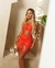 Vestido Feminino Franjas Aberturas Verão Praia
