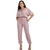 Conjunto Feminino Calça Jogger e Blusa de Botão na internet