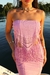 Conjunto Feminino Saia e Cropped Franjas Verão - loja online