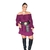 Vestido Curto Feminino Soltinho Manga Longa Boho - comprar online