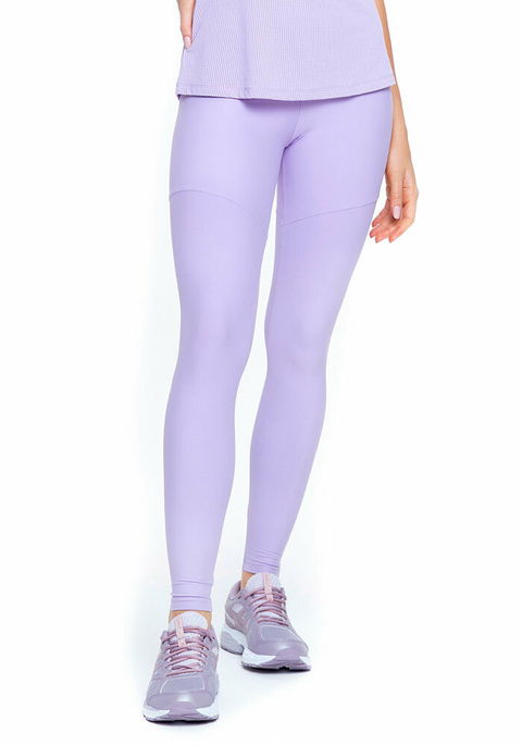 Calça Legging Rolamoça Run More Compression Cós Alto Blocking Roxa - 06583-RX23