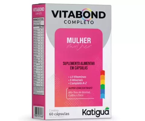 Katiguá Vitabond Completo Mulher 60 Cápsulas