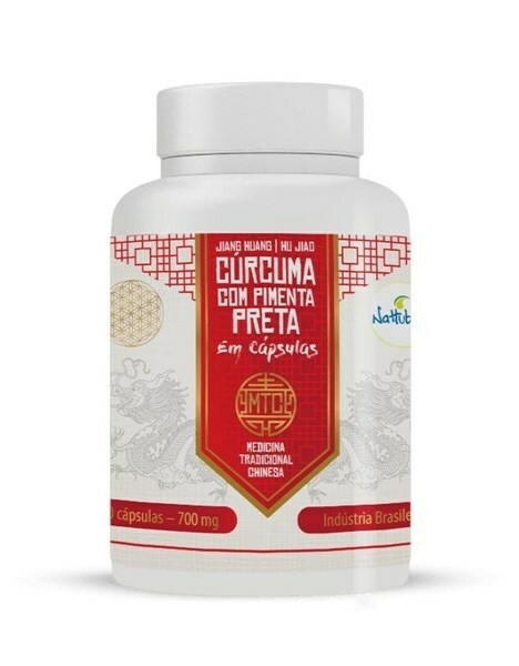 Nattubras Cúrcuma Longa com Pimenta Preta 60 Càpsulas 700mg
