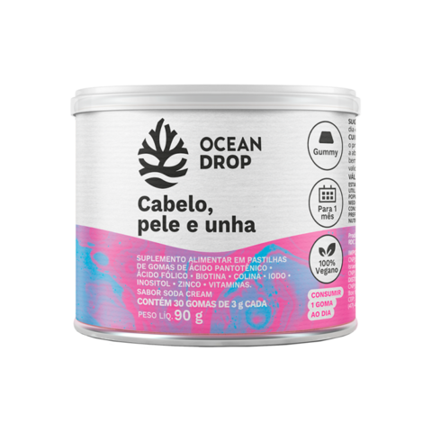 Ocean Drop Cabelo, Pele e Unha 90g