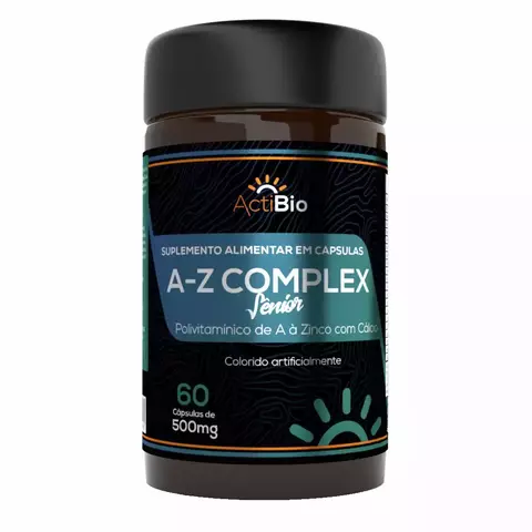 ActiBio A-Z Complex Senior 60 Cápsulas 500mg