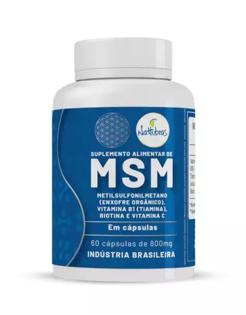 Nattubras MSM 60 Cápsulas 800mg
