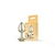 Lite Plug Dorado P con Piedra Dorada