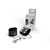 Lite Plug Plateado Pene con Cadena y Esposas