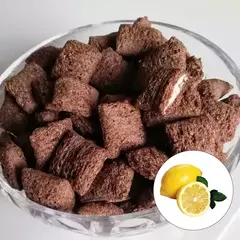 Almohaditas de Chocolate Rellenas de Limón x 100gr