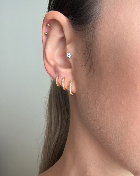 Argolas Cravejadas Finas - comprar online