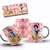 Caneca de Porcelana Personalizada Branca de Neve