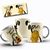 Caneca de Porcelana Personalizada Personagens Disney Mickey Minnie Pateta Pato Donalds Ursinho Pooh - Bia Print