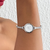 Bracelete Folheado a Prata Inspiração Grandes Joalherias Resinado na internet