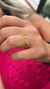 Anel Ouro Fita - loja online