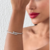 Bracelete Folheado e Prata 925 Design de "Prego" Cravejado na internet