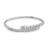 Bracelete Folheado a Prata Com Serpente Zircônia