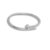 Bracelete Aço Inoxidavel Prata Design Prego