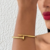 Bracelete Aço Inoxidavel Ouro 18K Design Prego na internet