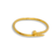 Bracelete Aço Inoxidavel Ouro 18K Design Prego - comprar online
