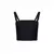 Top Cropped Fun Preto Carol Bassi - comprar online