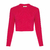 CROPPED TRICOT FEDERICA VERMELHO VALVET BYNV