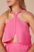 Top Tarrant Pink Carol Bassi - comprar online