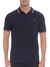 POLO MASCULINA SLIM FIT TWIN TIPPED AZUL FRED PERRY