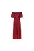 Vestido Betina- Vermelho Ameixa NV - comprar online