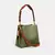 Bolsa Willow Bucket in Colorblock Coach Verde na internet