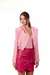 Saia Couro Mara - Pink NV - comprar online