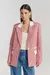 Blazer Arabela Est. Vichy Vermelho BYNV