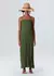 VESTIDO PLEAT MIDI VERDE FOREST OSKLEN