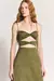 Vestido Flavia Verde Army BYNV - comprar online