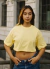 Cropped Liso Básico Oversized (3 Cores) na internet
