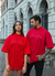 Camiseta Oversized Gola Alta Strass Premium (10 Cores)