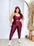 Conjunto Fitness Plus Size Bianca Marsala
