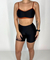 Conjunto Fitness Short Preto