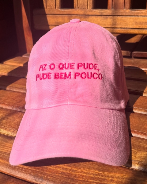 Boné Rosa “Fiz o que pude, pude bem pouco”
