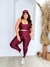 Conjunto Fitness Plus Size Bianca Marsala
