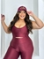 Conjunto Fitness Plus Size Bianca Marsala - comprar online