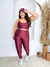 Conjunto Fitness Plus Size Bianca Marsala - comprar online