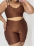 Conjunto Bermuda Bianca Marrom Plus Size na internet
